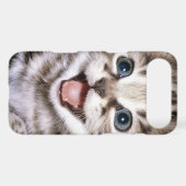Excited kitten IPhone Case (Back (Horizontal))