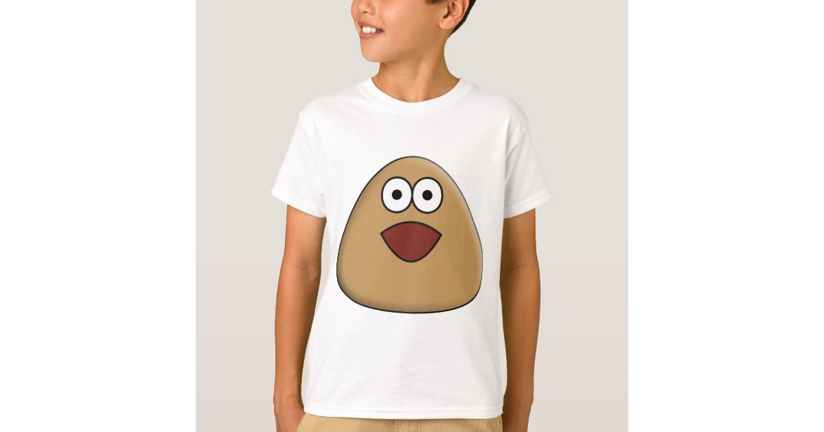 Excited Pou - Kids T-Shirt