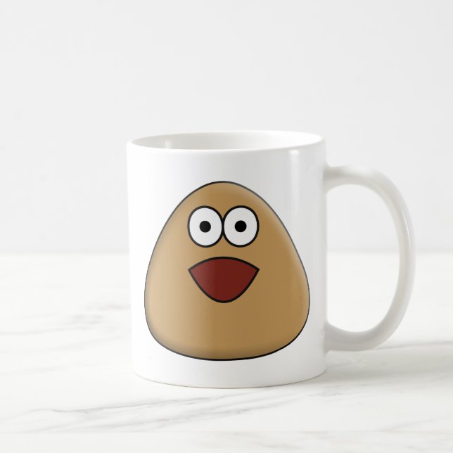 Excited Pou - Mug (Right)