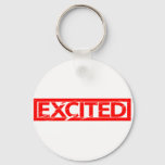 Excited Stamp Keychain