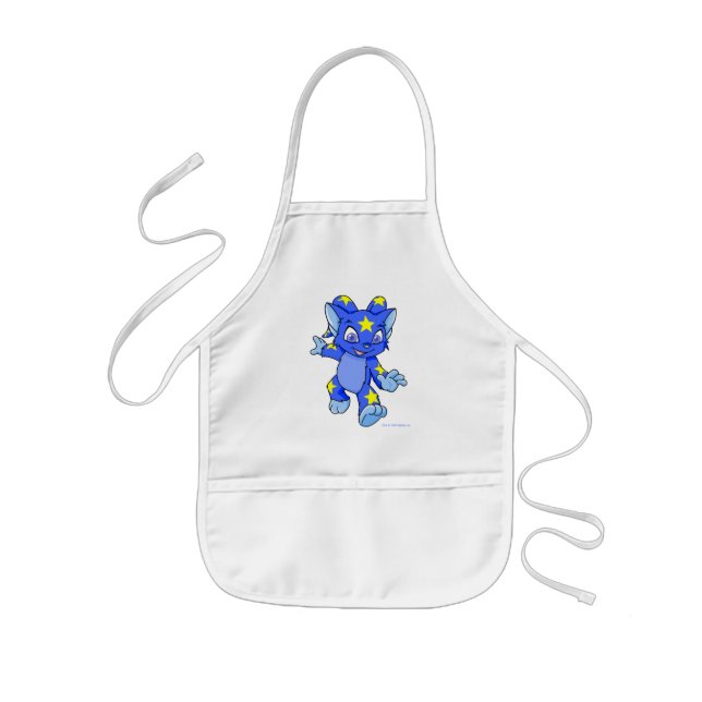 Excited Starry Acara Kids' Apron (Front)