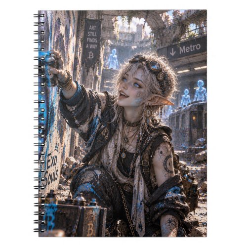 Excitement / Street Muralist / Metro Station Notebook