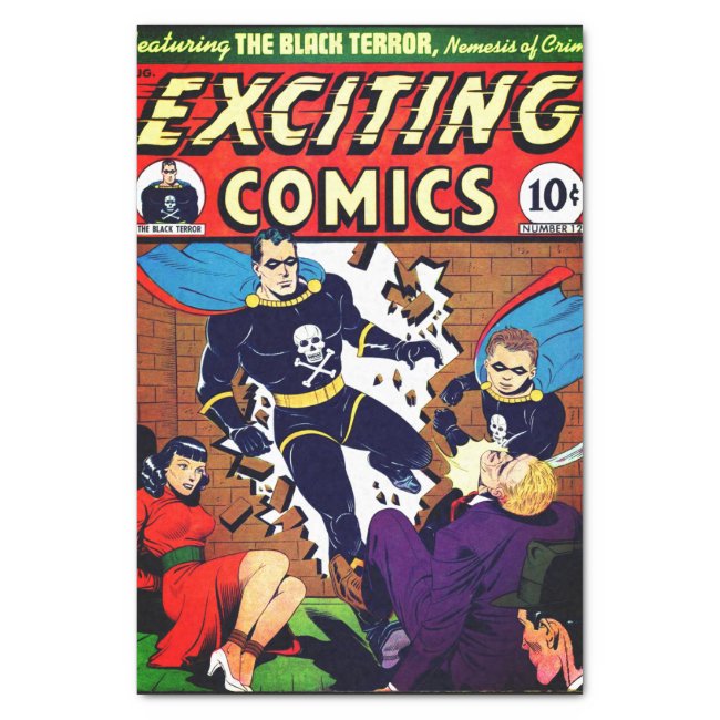 Exciting Comics 3, September 1941 Tissue Paper