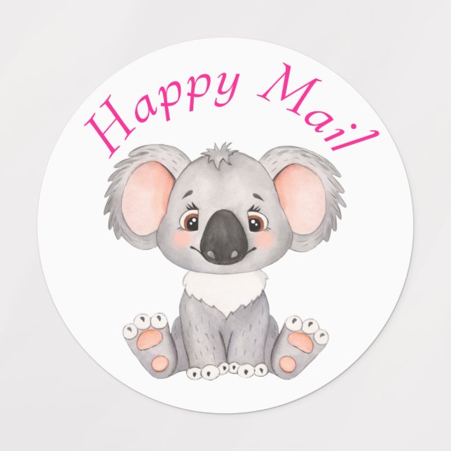 Exciting Koala-Themed Goodies! Labels (Design 1)