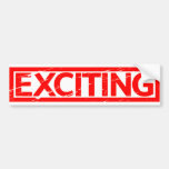 Exciting Stamp Bumper Sticker