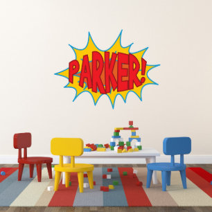 Exciting Superhero Comic X-Large Wall Decal