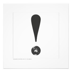 EXCLAMATION MARK 03 PHOTO PRINT 