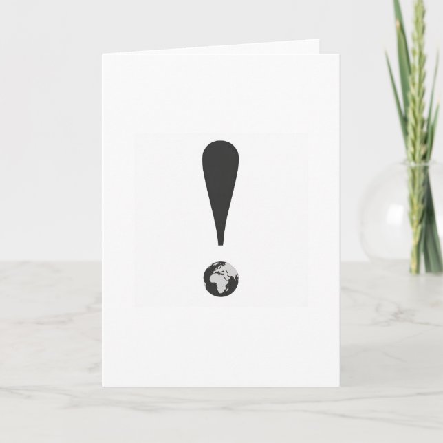 EXCLAMATION MARK  CARD (Front)
