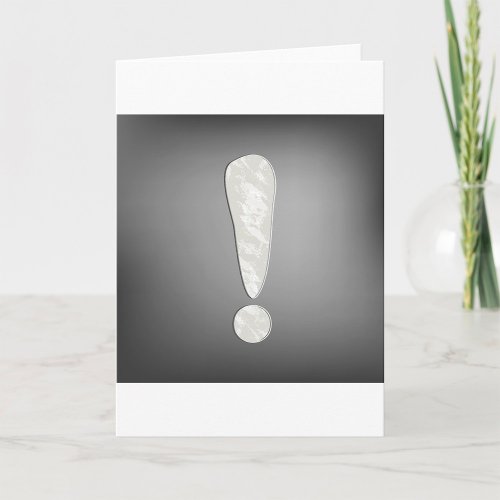 Exclamation Mark Greeting Cards