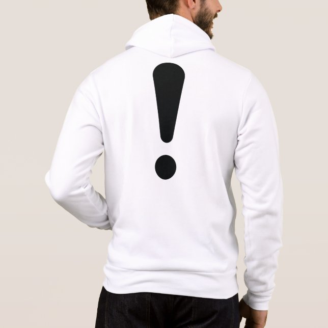 EXCLAMATION MARK HOODIE (Back)