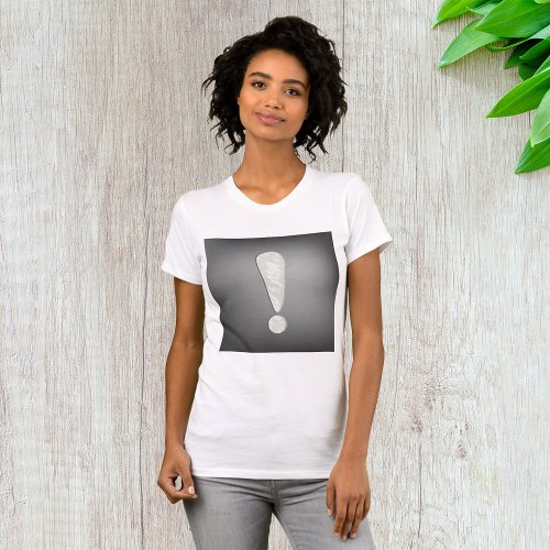 Exclamation Mark Womens T_Shirt