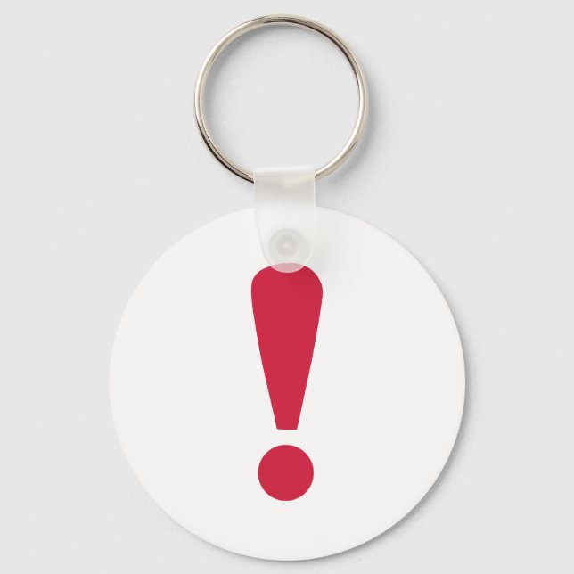 Exclamation point keychain (Front)