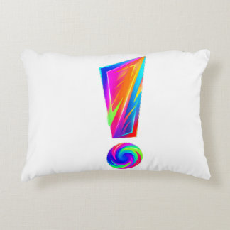 Exclamation Question Double Sided Throw Pillow