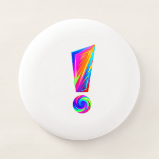 Exclamation Question Double Sided Throw Pillow Wham-O Frisbee