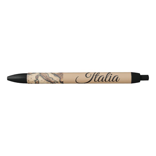 Exclusive Antique Italy Map Design Pen (Front)