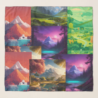 exclusive chiffon scurf scarf