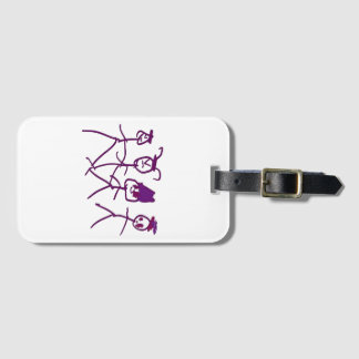 Exclusive children's art luggage tag