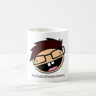 Exclusive DRAW IT, TOO! Face Logo Mug
