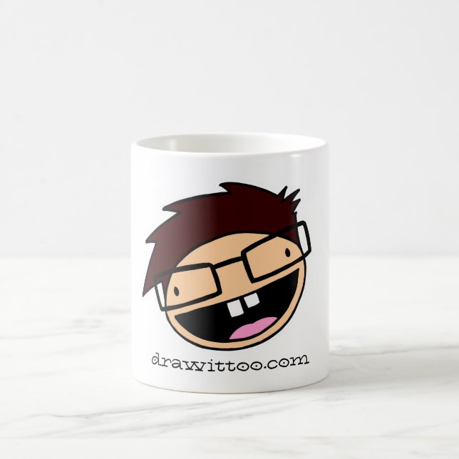 Exclusive DRAW IT, TOO! Face Logo Mug (Center)