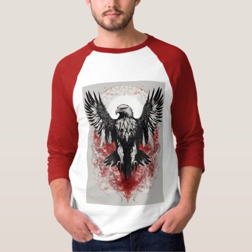 Exclusive Eagle Design T_shirt On Sale