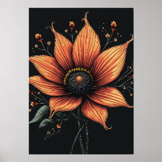 Exclusive Floral Art: The Night Queen Holder