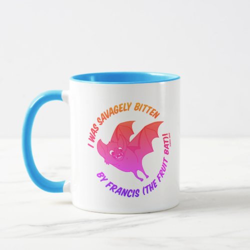 Exclusive Francis the Fruit Bat Color Design Mug