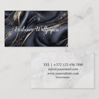 Exclusive Handmade Luxury Wallpapers Business Card