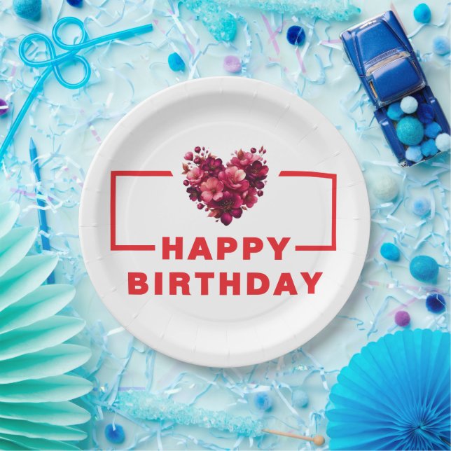 Exclusive Happy Birthday Paper Plates Party Ready (Party)