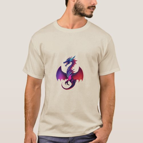 Exclusive Men T_Shirt with Majestic Dragon Design