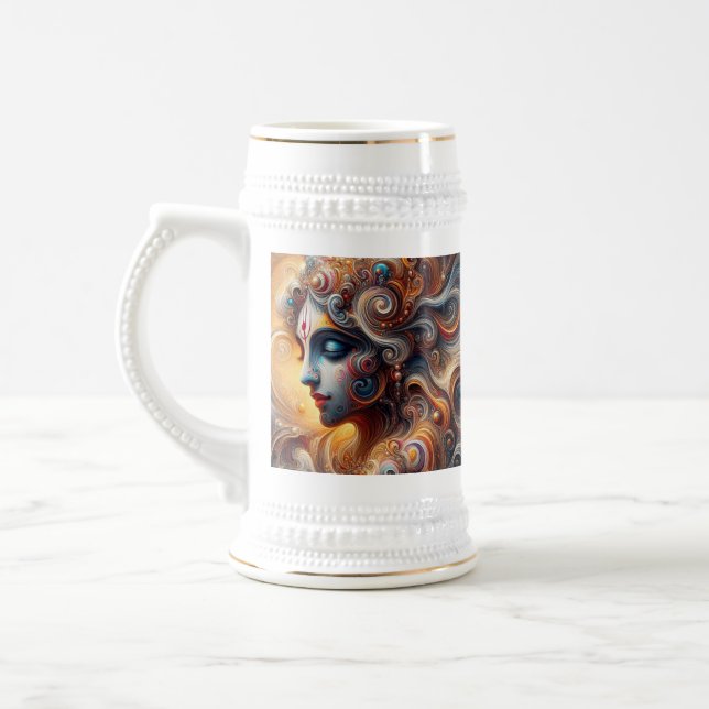 Exclusive mug krishna painted (Left)