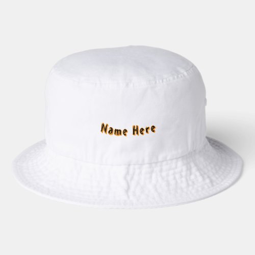 Exclusive Naming Feature suitable Social Occasions Bucket Hat