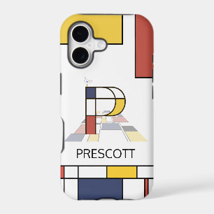 Exclusive Neoplasticism Art Monogram. Letter P iPhone 17 Case