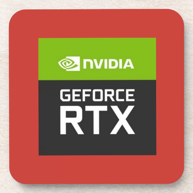 Exclusive Nvidia RTX Beverage Coaster (Front)