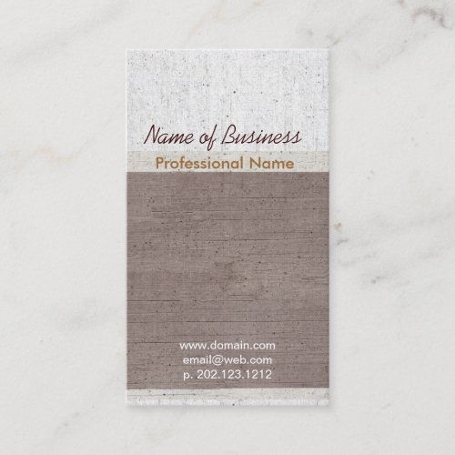Exclusive Occupational Upscale Aged Business Card Template