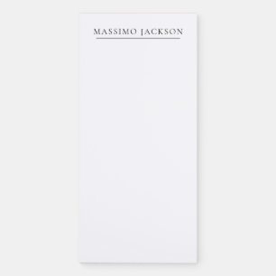 Exclusive Personal Classical Black White Magnetic Notepad