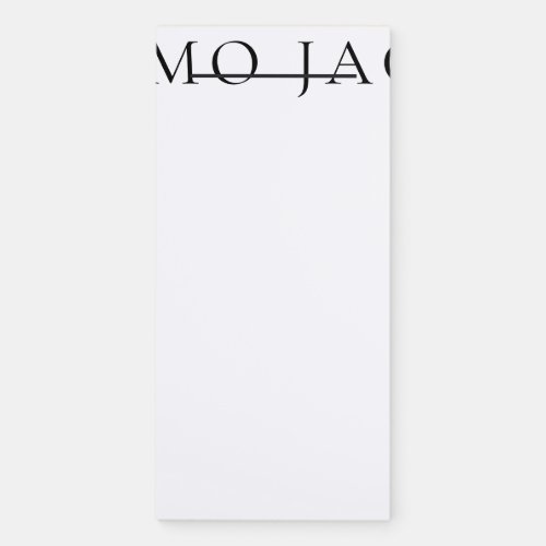 Exclusive Personal Classical Black White Magnetic Notepad