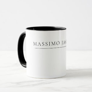 Exclusive Personal Classical Black White Mug