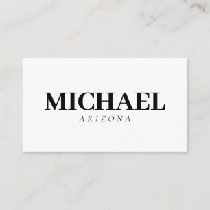 Exclusive Personal Modern Add Name Enclosure Card