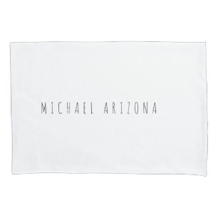 Exclusive Personal Modern Add Name Minimalist Pillow Case