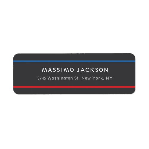 Exclusive Personal Modern Dark Grey Black Label