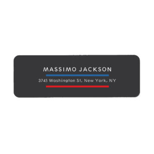 Exclusive Personal Modern Dark Grey Black Label