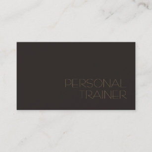 Exclusive Personal Trainer Fitness Sport Business Card