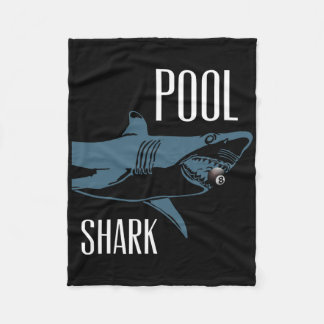 Exclusive Pool Shark Billiards Hustler T Shirt For Fleece Blanket