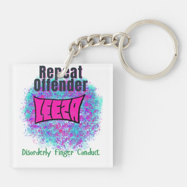 Exclusive Repeat Offender Keychain (Back)