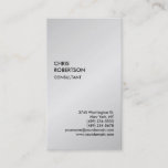 Exclusive Special Grey Modern Unique Minimalist Business Card