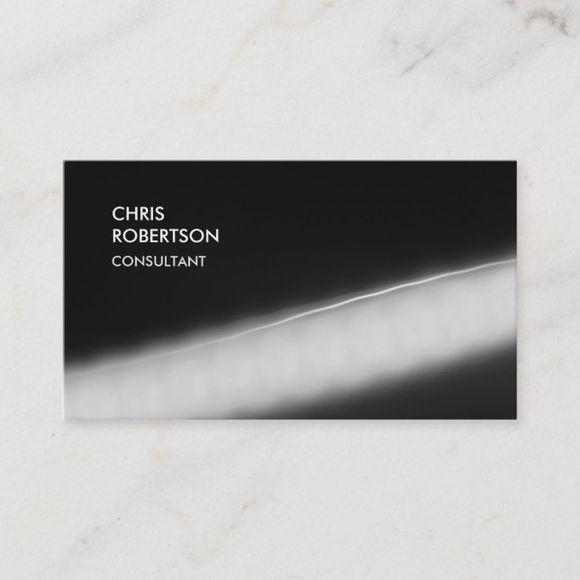 Exclusive Special Pattern Modern Gray Trendy Business Card (Front)