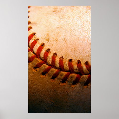 Exclusive Unique Baseball Artwork Poster