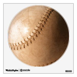 Exclusive Vintage Baseball Circle Wall Decal