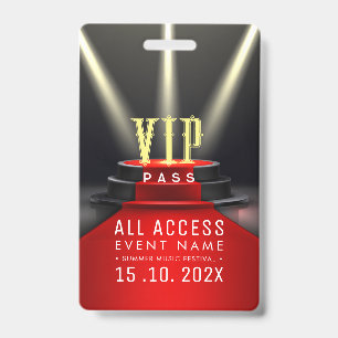 Exclusive VIP Access Event Badge