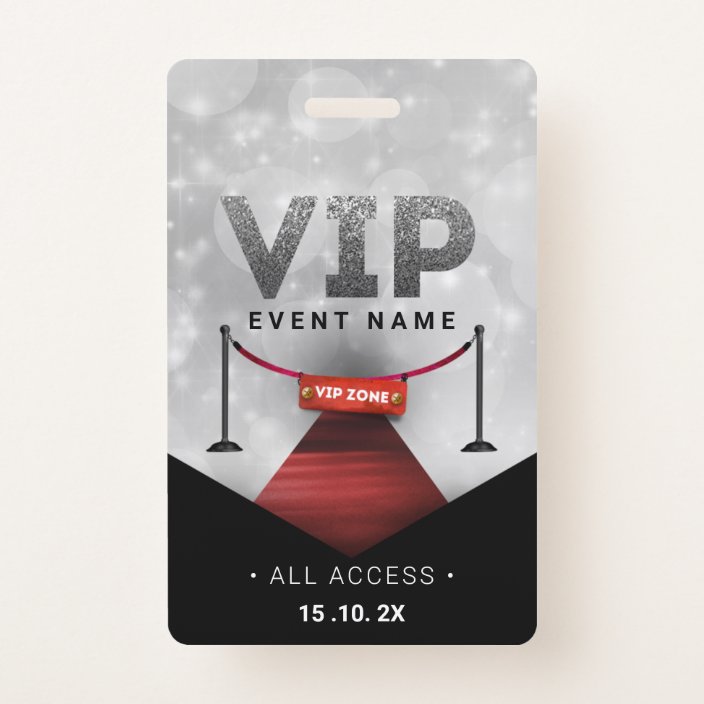 Exclusive VIP Access Event Badge | Zazzle.com